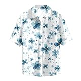 [Dafanet] メンズ 夏服 シャツ アロハシャツ メンズ 半袖 柄 ハワイ 開襟シャツ メンズ 大きい メンズシャツ カジュアル アロ