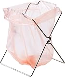 ゴミ袋ハンガー ステンレス フタなし 折り畳み式 ゴミ箱 分別 レジ袋スタンド ポリ袋 エコロスタンド