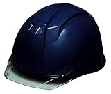 DICプラスチック ヘルメット 通気孔・透明ひさし・スチロールライナー付AA11-CW-HA3E2-K11-NE-S