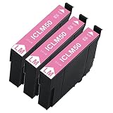 エプソン用 ICLM50 互換インク ライトマゼンタ 増量版 3本セット ICLM50インク ICチップ残量表示検知機能付き IC50 50L互換 インク カートリッジ 対応機種：EP-301 EP-302 EP-702A EP-703A EP-704A EP-705A EP-774A EP-801A EP-802A EP-803A EP-803AW EP-804Aなど