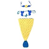Zhhlinyuan Fashion Newborn Baby Boy Girl Crochet Knit Costume Photo Photography Prop Outfit 2224