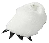 C-Princess もこもこ 暖か 恐竜 怪獣 スリッパ ルームシューズ ルーム靴 ベビー キッズ 子供用 室内履き 上履き 踵付き 防寒 個性派 仮装 コスプレ ホワイト 11.5cm