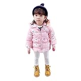 Burning Go ベビー服 子供服 コート ウサギ柄 ダウンコート ジャケット フード付き 可愛い 防寒コート 冬