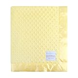 My Blankee Minky Dot Baby Blanket, 30 x 35, Yellow by My Blankee
