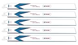 EZARC セーバーソーブレード 全長300mm 14山 重切削 鉄・ステンレス・非鉄金属用 替刃 R1226PM+ (5本入)