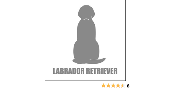 Amazon エブリーペット シルエットステッカー 後向き ラブラドール レトリーバー エブリーペット 犬 通販