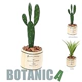 メキシカンサボテン サボテン 多肉植物 造花 可愛い 人気 　mk01 (アカベサボテン)