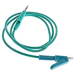 Dolity 4mm　シリコン　バナナプラグ→ワニ口　クリップ　リード　ワイヤケーブル　　銅