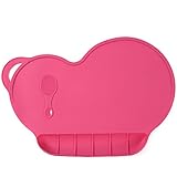 ランチョンマット シリコン 子供用 キッズ 防水 食べこぼしキャッチポケット付 丸めてお出かけにも