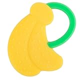 EOZY 歯がため 果物 モチーフ 可愛い おもちゃ シリコン製 おしゃぶり 赤ちゃん ベビー用品 雑貨 バナナ