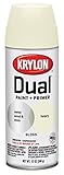 Krylon 8809 'Dual' Paint and Primer 12-Ounce Aerosol, Gloss Ivory [並行輸入品]