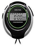 ドリテック(dretec) DRETEC スポーツタイマー 大画面表示 1/100秒ストップウォッチ ブラック SW-109BK