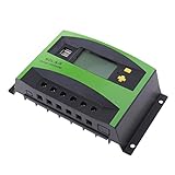 D DOLITY プラスチック　約195x106 x 50mm　40A　ソーラーパネル充電器　省エネ　12V / 24V節電