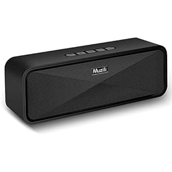 Muziliブルートゥース スピーカー Bluetooth スピーカー speaker 重低音 高音質 臨場感満点 耐久性 ハンズフリー通話 コスパ最高