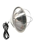 Woods 0165 18/2-Gauge SJTW Brooder Lamp with Bulb Guard and Reflector, 10.5-Inch, 250-Watt, 6-Foot [