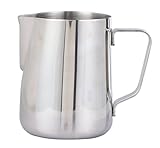 Milk Frothing Pitcherステンレススチール – For Latteアート、Cappuccinos、エスプレッソ、& More – プロフェッショナルBarista &ホーム使用 – 