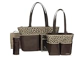 Carter's Diaper Bag Set, Brown/Tan by Carter's