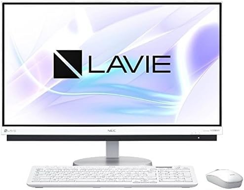 (整備済み品)高性能 多機能一体型パソコン ホワイト NEC LAVIE Desk All-in-one DA770 第7世代 Core i7-7500U メモリ16GB SSD512GB 23.8型1080p FHD MS Office 2019 Windows 11 - 1