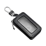 車のキーケース キーケースホルダー 車のキーウォレット ミニクーパーレザーキーウォレット車のキーホルダーケース 車のキーカードホルダープロテ