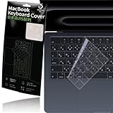 日本メーカー品 MacBook Neo/Air/Pro 13-16インチ (2021-2026) キーボードカバー JIS配列 [最新型番対応] M5 M4 M3 M2 極薄 透明 TPU 型番 A3449 A3426 A3404 A3240 A3113 A2681 A2941 A2991 A2779 A2442 対応 マックブック 防塵 (クリア)