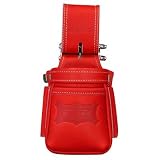 KNICKS（ニックス） 最高級硬式グローブ革チェーンタイプ小物腰袋 レッド ※取寄品 KGR-201VADX