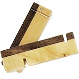 M&amp;K コードラップ(小) メープル&amp;ウォールナット 縦ツートン MKL-C2MW2