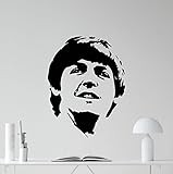 ポール・マッカートニー壁デカールThe Beatles Rock音楽ポスタービニールステッカー壁装飾クール壁アート子供ティーンボーイズ部屋保育園寝室壁装飾壁画78 NNN
