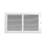 Accord AB3BGWH146 Baseboard Grille with 1/3-Inch Fins Louvered Design, 14-Inch x 6-Inch(Duct Opening