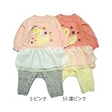 【SiShuNon/シシュノン】スワンシフォンスカートカバーオール ベビー キッズ スワン シフォン スカート カバーオール 70 5 ピンク