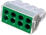 ワゴ WGX-8 差込コネクタ 8穴用 4個入 WGX8PK