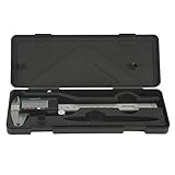 デジタルノギス 標準ノギス 電池付 150mm 耐久性 防水防塵 外側 内側 段差 深さ 測定工具 測定工具 収納ボックス付き