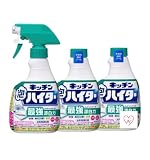 キッチン泡ハイター 台所用漂白剤 ハンディスプレー 本体400ml + つけかえ用400ml(2個) セット