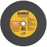 DEWALT DW8030 Ductile Pipe Port Cut-Off Wheel, 14-Inch X 1/8-Inch X 1-Inch [並行輸入品]