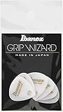 Ibanez 滑り止め素材を使用したピック Grip Wizard Series Rubber Grip Pick 1.0mm ホワイト 6枚パック PA16HRG-WH