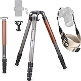INNOREL カーボン 三脚 カメラ用 大型 一脚可変 耐荷重 35KG 四段 10-196CM チューブ径 34.4/31.0/28.0/25.0MM ボウルアダプター 75MM ナットロック式 ビデオ デジタル カメラ 一眼レフ デジカメ DSLR ミラーレス 望遠レンズ 望遠鏡 プロ 野鳥 動物 撮影 野外 トラベル 軽量 コンパクト バッグ付き (ST344C)