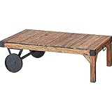 インテリア 家具 便利 おしゃれ サイドテーブル(トロリー型テーブル) 【Timeless Tender】タイムレステンダー 木製/アイアン TTF-116