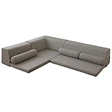 山善(YAMAZEN) コーナーソファ ロータイプ KSF-180(BE) ベージュ