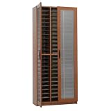 Safco Products 9355CY Literature Organizer with Doors 60 Compartment Cherry [並行輸入品]