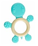 赤ちゃんのおしゃぶり、3-12ヶ月青カメのために安全赤ちゃんの歯のスティック