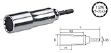 TOP トップ工業 ESS-21 電動ドリル用12角ソケット (インパクト対応)