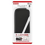 (Switch 液晶モデル用/有機ELモデル用)スリムソフトポーチ(ブラックホワイト) - Switch 液晶モデル/Swtich 有機ELモデル