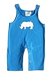 赤ちゃんと幼児用overalls-rhino カラー: ブルー