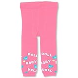 ベビードール ニットレギンス タイツ ハート キッズ ベビー M(85-105cm) ピンク