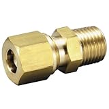 フローバル 銅管用リングジョイント 片口ストレート ネジ(R)1/2 適用管外径9.53 RUO-0483