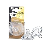 Tommee Tippee Nipples, Variable Flow, 2-Count by Tommee Tippee [並行輸入品]