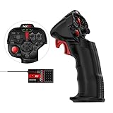 HOTRC DS-4A 送信機 4CH電動RCカー、ボート用プロポセット トランスミッター レシーバー付き 制御距離400M 片手操縦