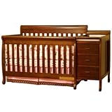 Athena Kimberly 4 in 1 Crib inエスプレッソ仕上げ