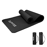 MonoFit ヨガマット トレーニングマット 軽量 水洗い可能 収納ケース付 持ち運び便利10mm 滑り止め ニトリルゴム ヨガ マット