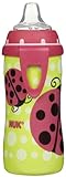 NUK BPA Free Active Cup With Clip 10 Oz - Asst. Girl Colors by NUK