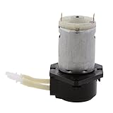 Baoblaze 水族館 水槽用 水中ポンプ 投薬ポンプ 蠕動ポンプ 交換用 流れ方向 6V 全5色 - 黒